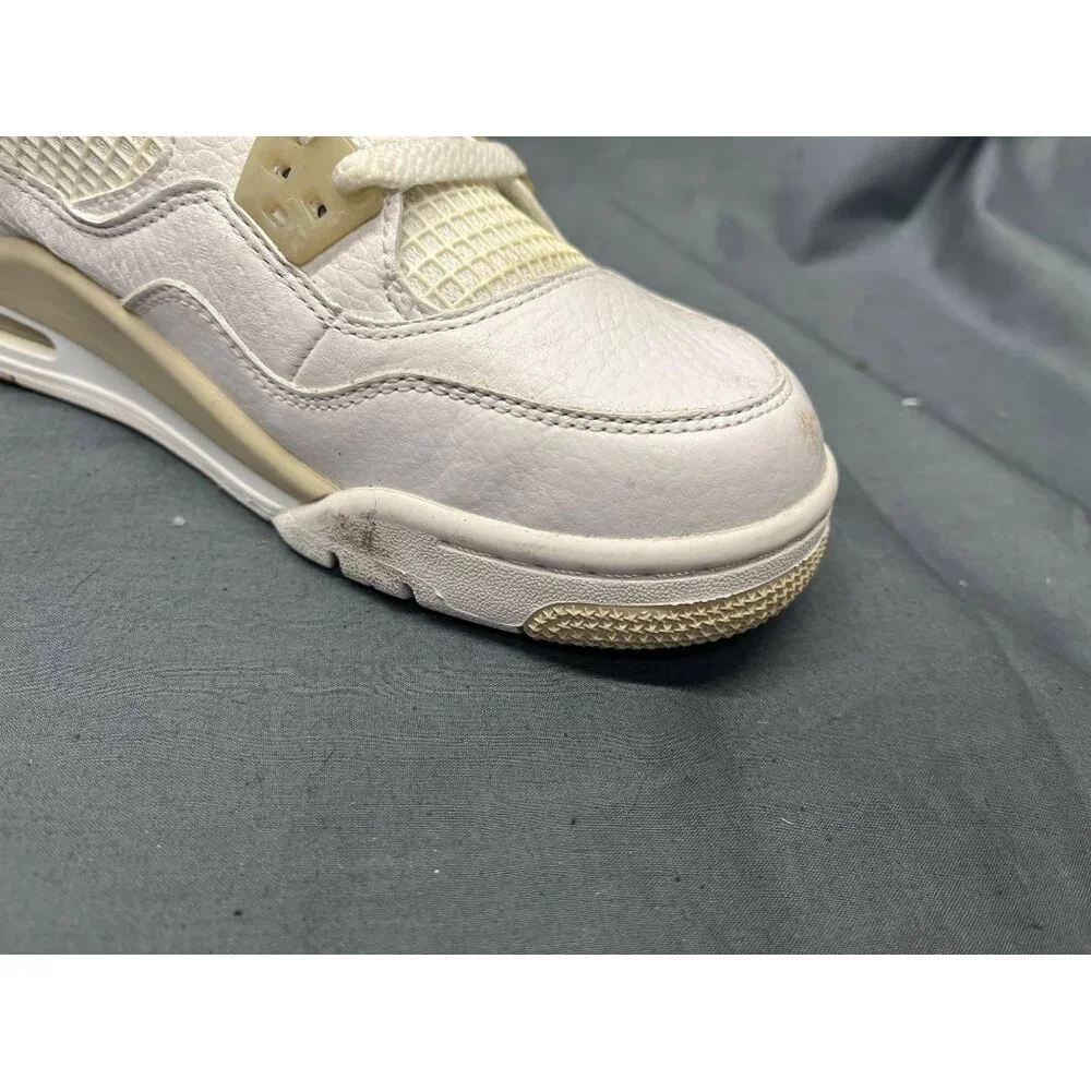 Nike Boys Air Jordan 4 Retro (GS) Sneakers Sand 487724-118 Size 6 DISPLAY MODEL! - Picture 15 of 16